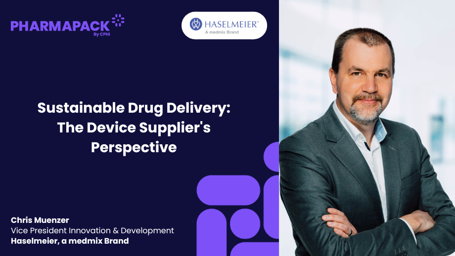 Sustainable Drug Delivery: The Device Supplier's Perspective