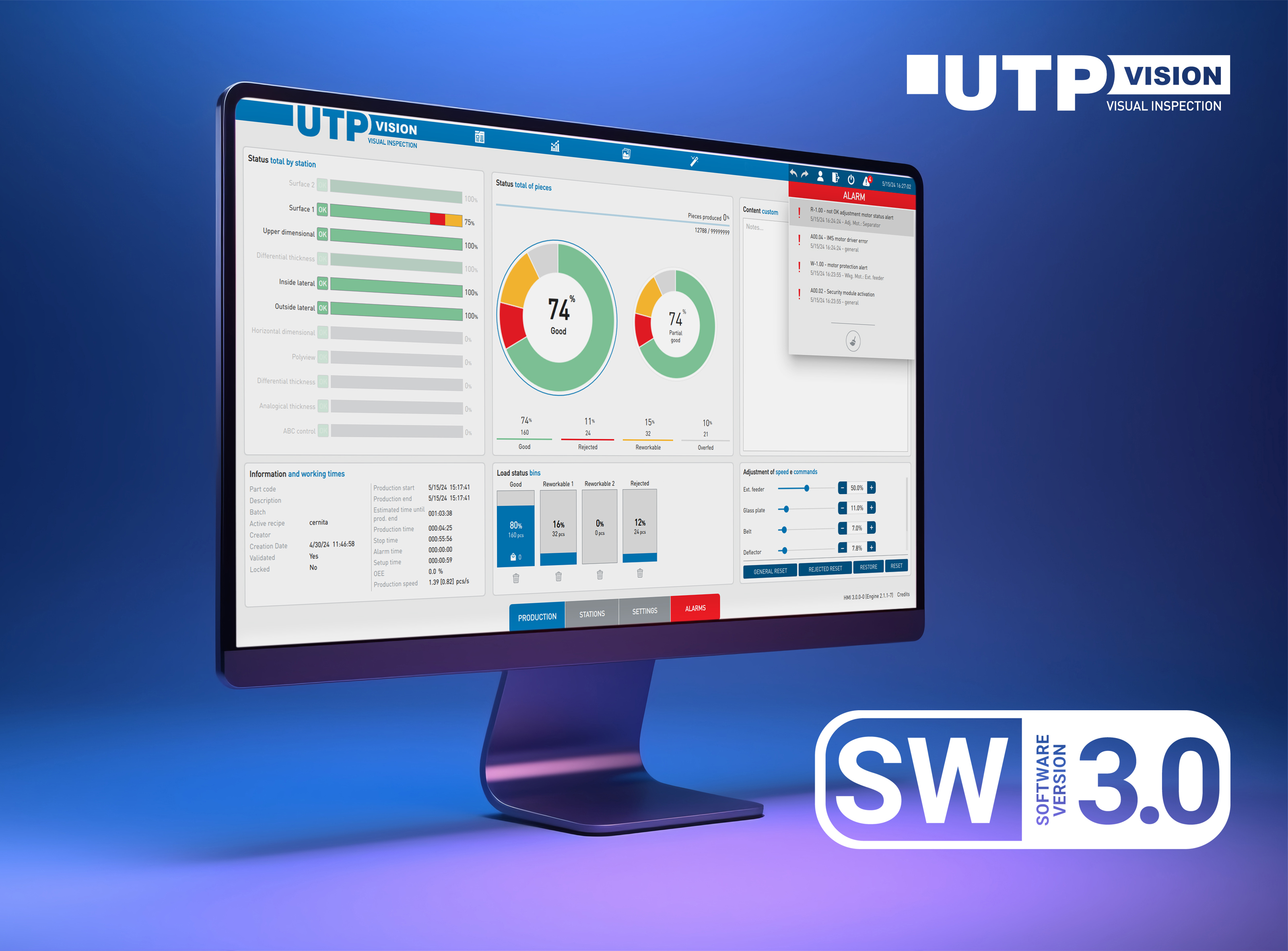 Discover the new Software 3.0 and the new AI tools for even more efficient surface defect detection!