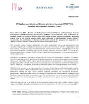 3P Biopharmaceuticals and Biovian join forces to create 3PBIOVIAN,  a leading pan-European biologics CDMO