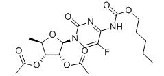 5`-deoxy-5-fluore-N-[(pentoyloxy)carbonyl]cytidine 2`,3`-diacetate