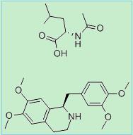 R-Tetrahydropapaverine N-acetyl-L-leucinate