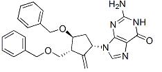 2-Amino-1,9-dihydro-9-[(1S,3R,4S)-4-(benzyloxy)-3-(benzyloxymethyl)-2-methylenecyclopentyl]-6H-purin-6-one