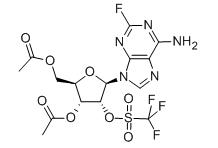 3',5'-Di-O-acetyl-2-fluoro-2'-O-trifluoro-methanesulfonyladenosine