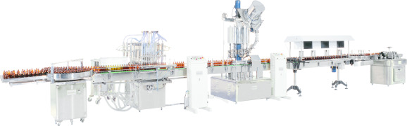 Automatic liquid filling machine (linear)