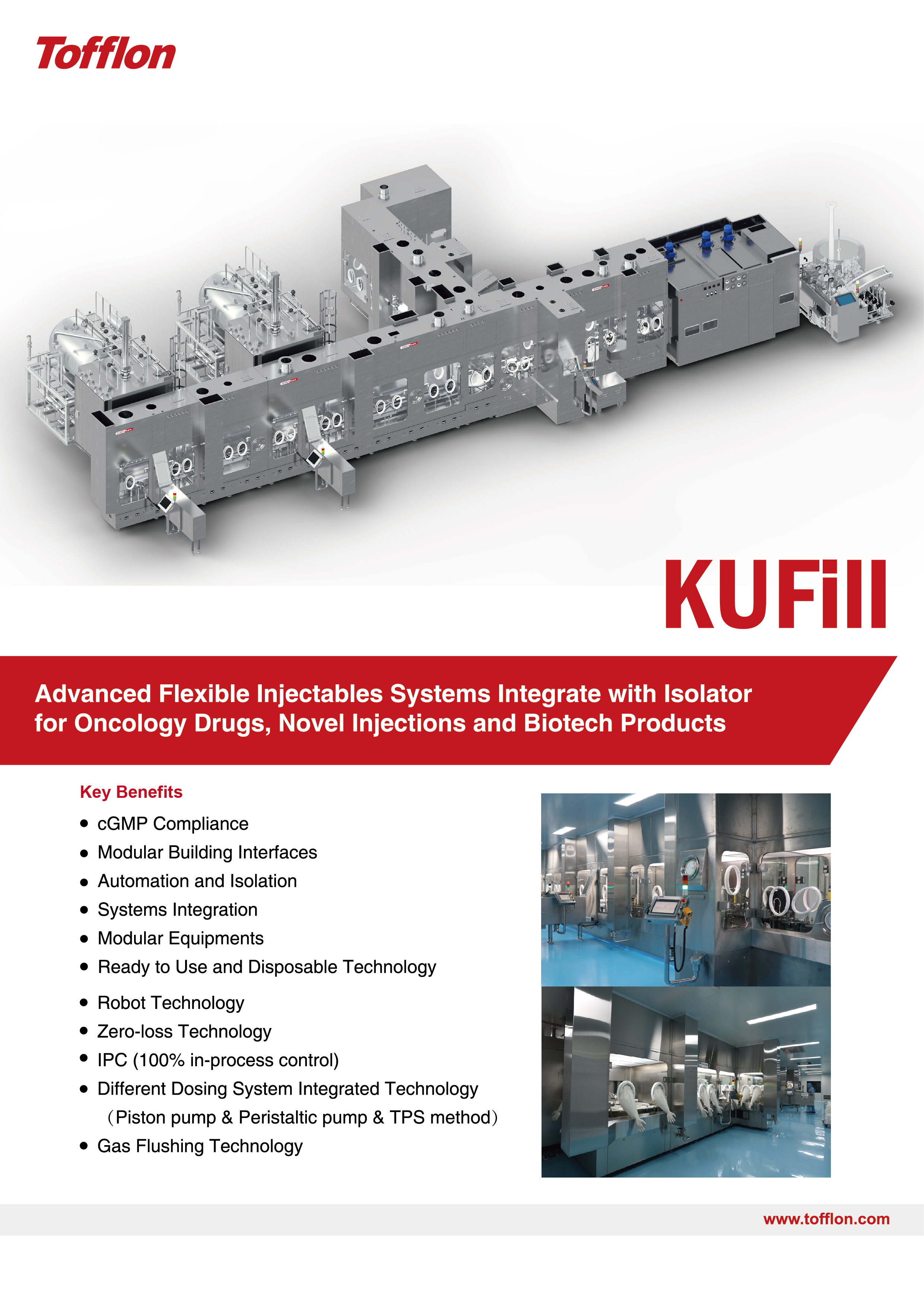 KUFill System – An Advanced Flexible Injectables System Integrated with Isolator for DP Commercial Manufacturing