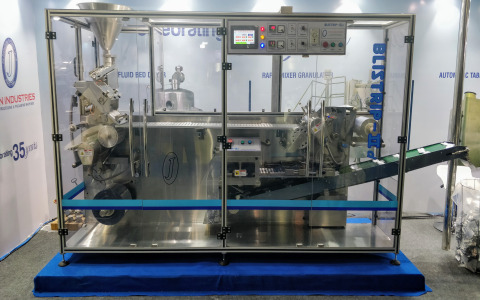 High speed automatic blister packing machine - blistrip-ii