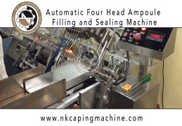 Automatic Four Head Ampoule Filling And Sealing Machine