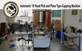 Automatic pick and place type bottle capping machine