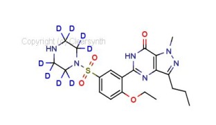 N-desmethyl Sildenafil D8