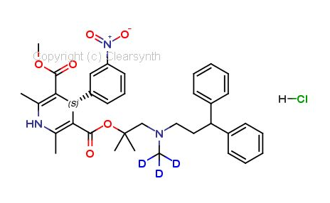 (S)-Lercanidipine D3 Hydrochloride