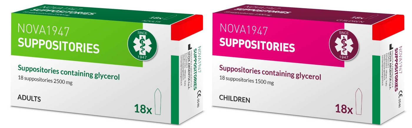 NOVA1947 SUPPOSITORIES Adults and Children