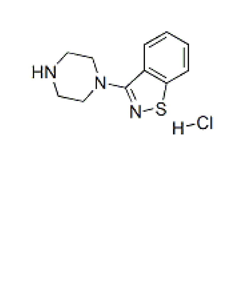 3-(1-Piperazinyl)-1,2 benzisothiazole HCL