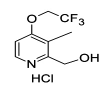 2-Hydroxy methyl 3-methyl-4-[2,2,2 trifluoroethoxy] pyridine hydrochloride