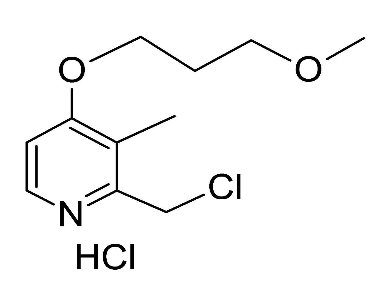 2-Chloromethyl-4-(3-methoxypropoxy)- 3-methylpyridine hydrochloride