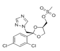 Cis-[2-(2,4-Dichlorophenyl)-2-(1H-1,2,4-triazol-1-yl-methyl)-1,3-dioxolan-4-yl]methyl Methane sulphonate (ITC-IX)