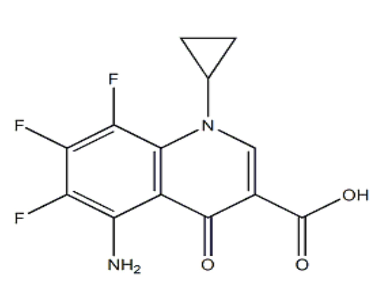 5-Amino-1-cyclopropyl-6,7,8-trifluoro-4-oxo-1,4-dihydroquinoline-3-carboxylic acid