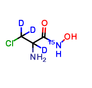 2-Amino-3-chloro-N-hydroxy-propanamide-15N,d3