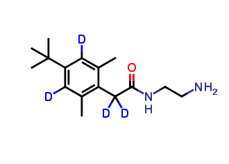 N-(2-Aminoethyl)-4-(1,1-dimethylethyl)-2,6-dimethylbenzeneacetamide-d4