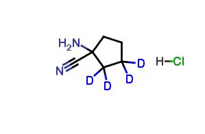 1-Amino-1-cyanocyclopentane-d4 Hydrochloride