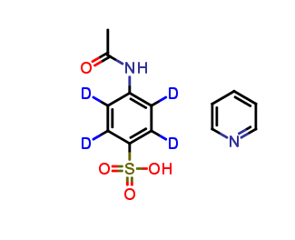 4-Acetamidobenzenesulfonic Acid-d4 Pyridine (Major)