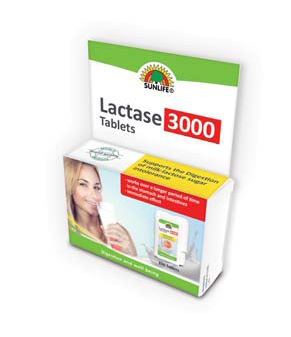 Lactase tablets