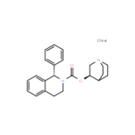 ((8R)-1-Azabicyclo(2.2.2) octan-8-yl) (1S)-1-phenyl-3,4-dihydro-1h-isoquinoline-2-carboxylate