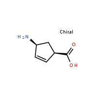 (+)-(1R,4s)-4-aminocyclopent-2-enecarboxylic acid