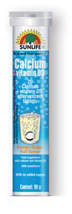 Calsium + vitamin D3 effervescent tablets