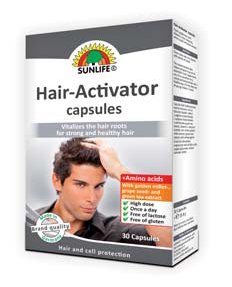 Hair activator capsules