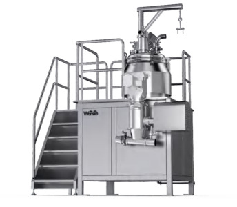 High shear mixing granulator