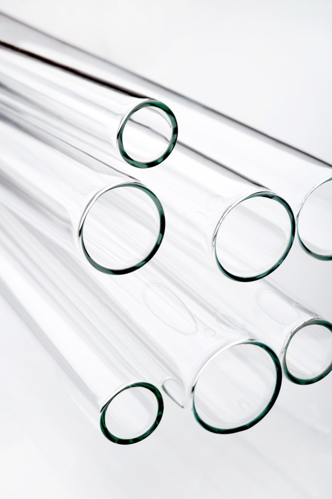 CPG clear borosilicate tube