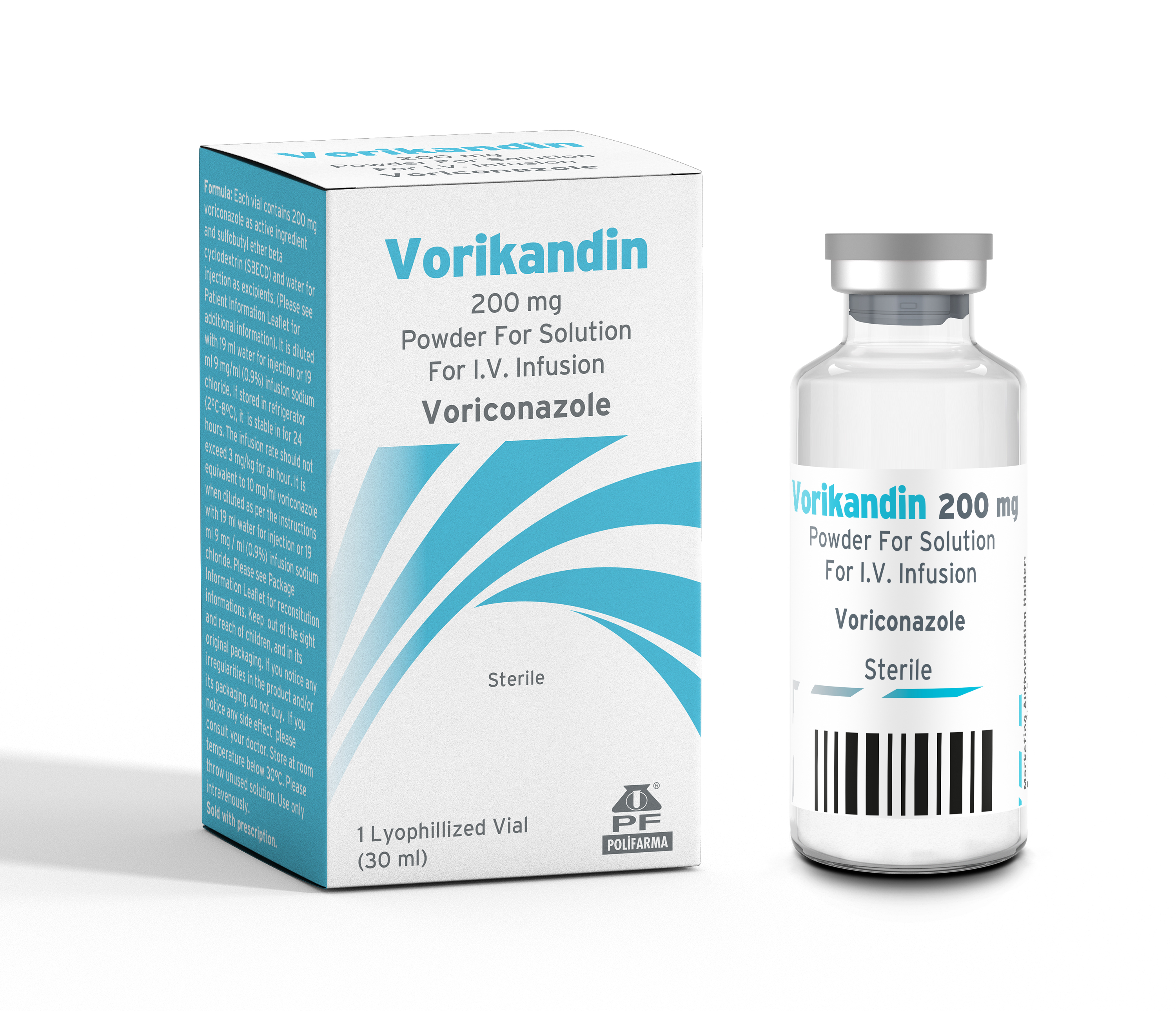 VORİKANDİN 200 mg IV