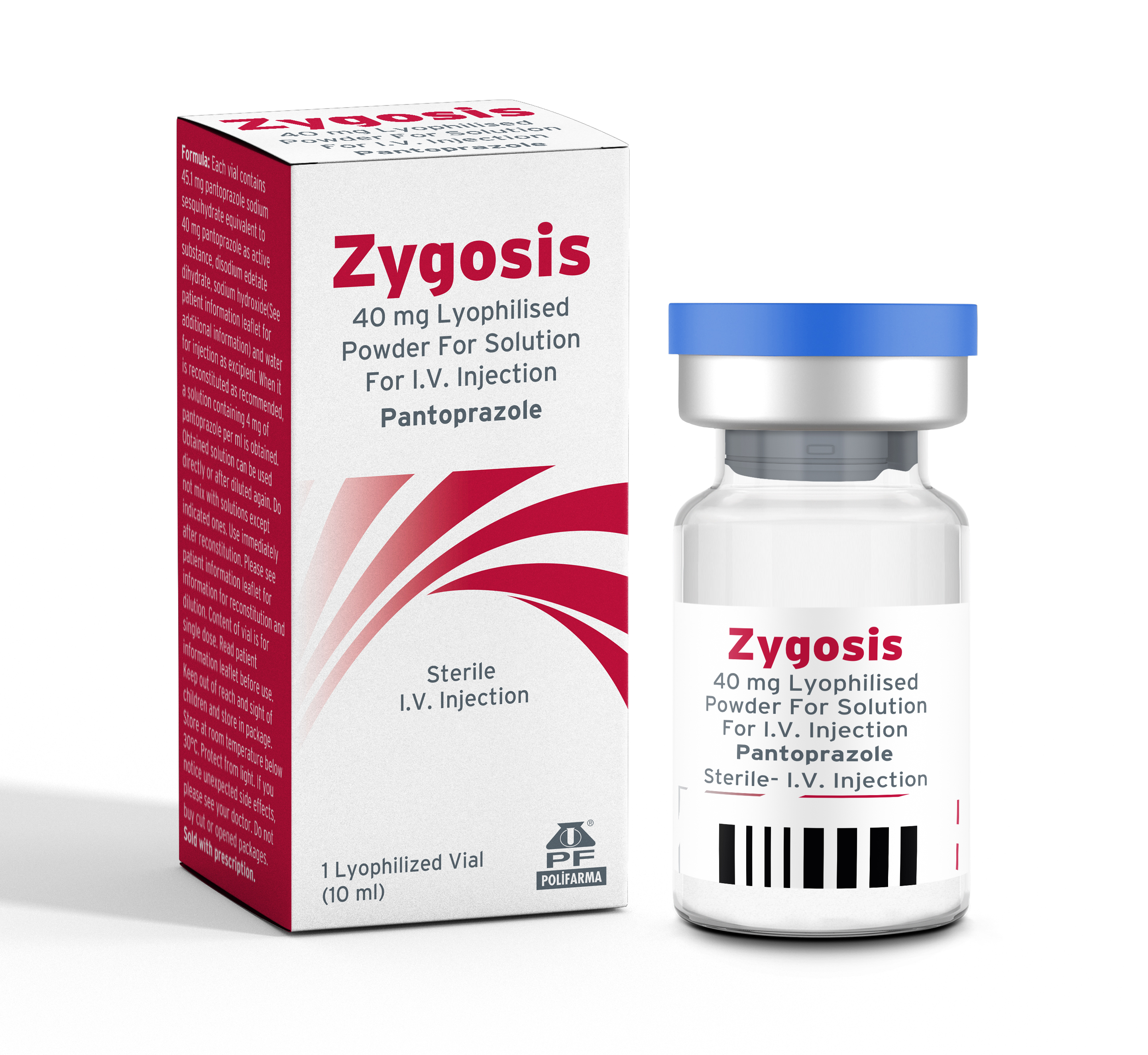 ZYGOSİS 40 Mg I.V.  lyophilized powder to prepare solution for injection - 1 Vial