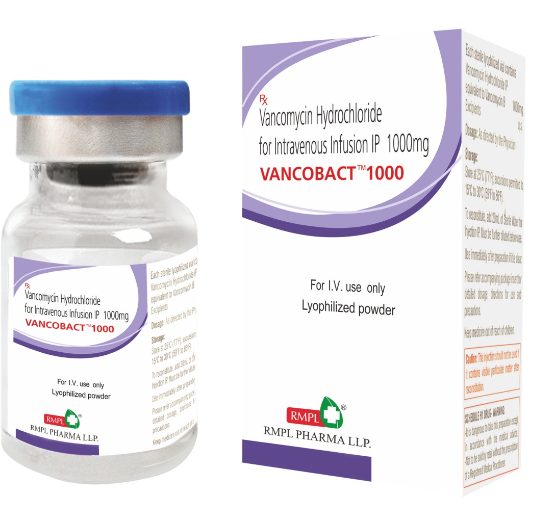 INJ. VANCOBACT 1000 MG