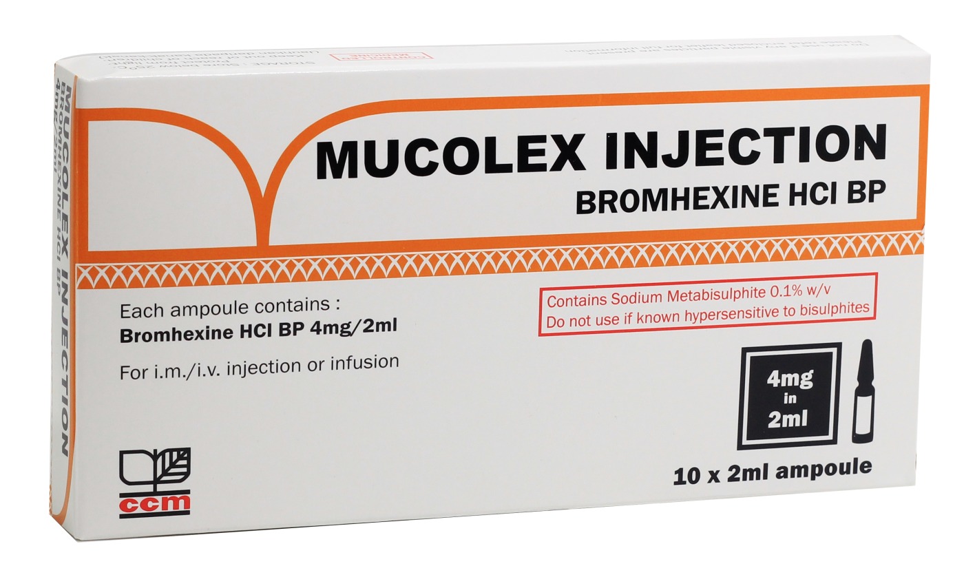 Mucolex Injection 4mg/2ml