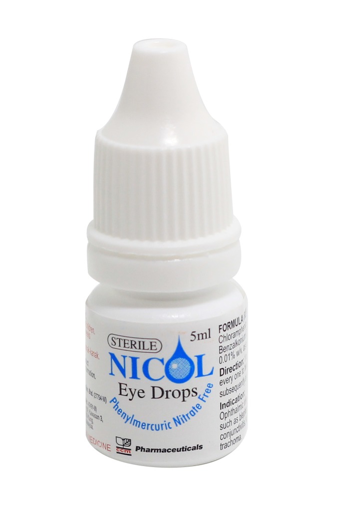 Nicol Eye Drops 0.5% W/V