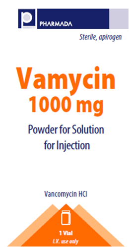 Vancomycin (VAMYCIN) 1000 mg lyophilized powder