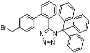 5-(4'-Bromomethyl-1,1'-biphenyl-2-yl)-1-triphenylmethyl-1H-tetrazole