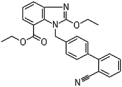 Ethyl-2-Ethoxy-1-[[(2'-Cyanobiphenyl-4-Yl)Methyl]Benzimidazole]-7-Carboxylate