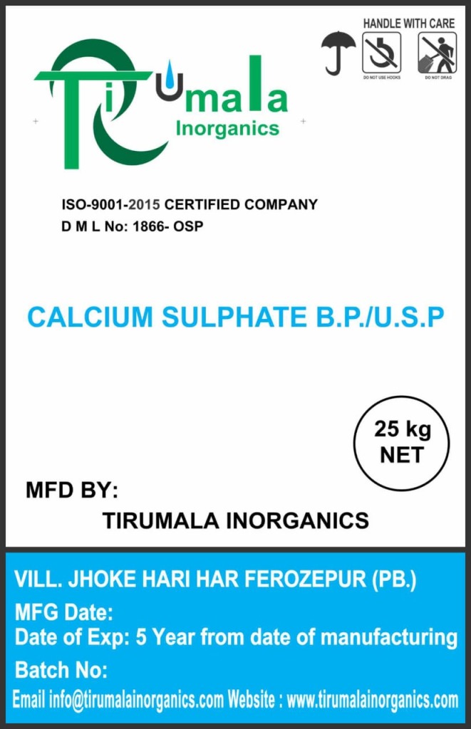 Calcium Sulphate BP/USP