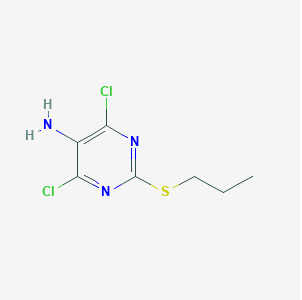 4,6-dichloro-2-propylthiopyrimidin-5-amine