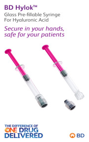 BD Hylok™ Glass Pre-fillable Syringe For Hyaluronic Acid