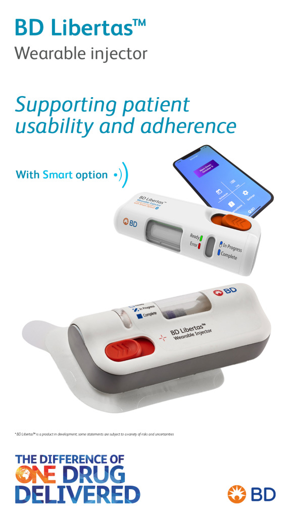 BD Libertas™ Wearable Injector With Smart Option