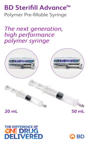 BD Sterifill Advance™ 20 & 50 mL Polymer Pre-fillable Syringes