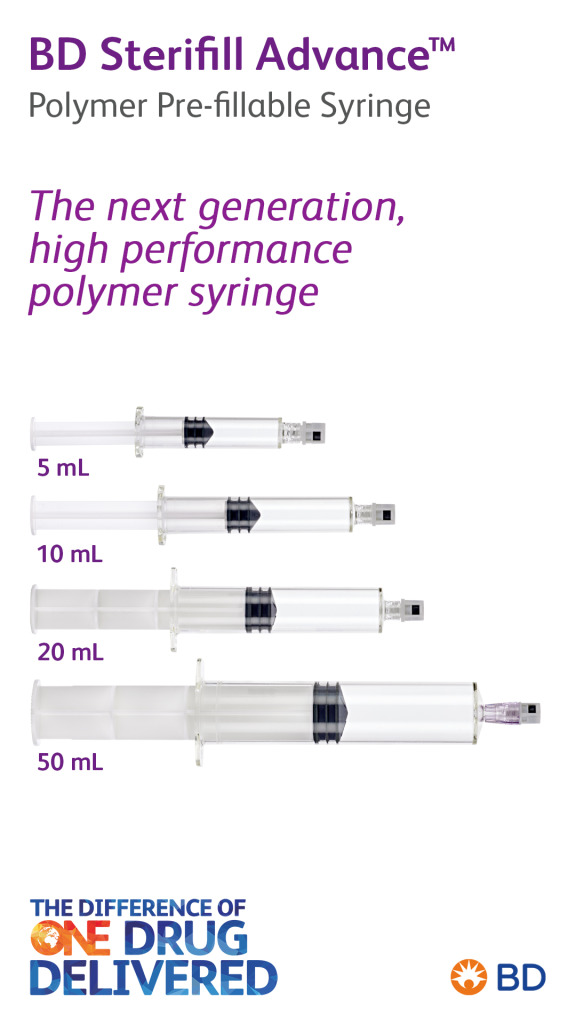 BD Sterifill Advance™ Polymer Pre-fillable Syringe