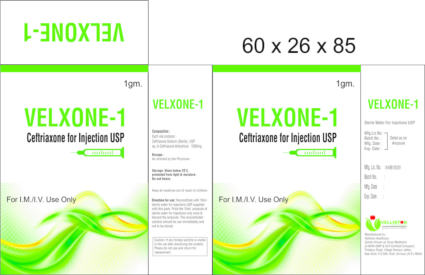 Ceftriaxone-1000 mg,
