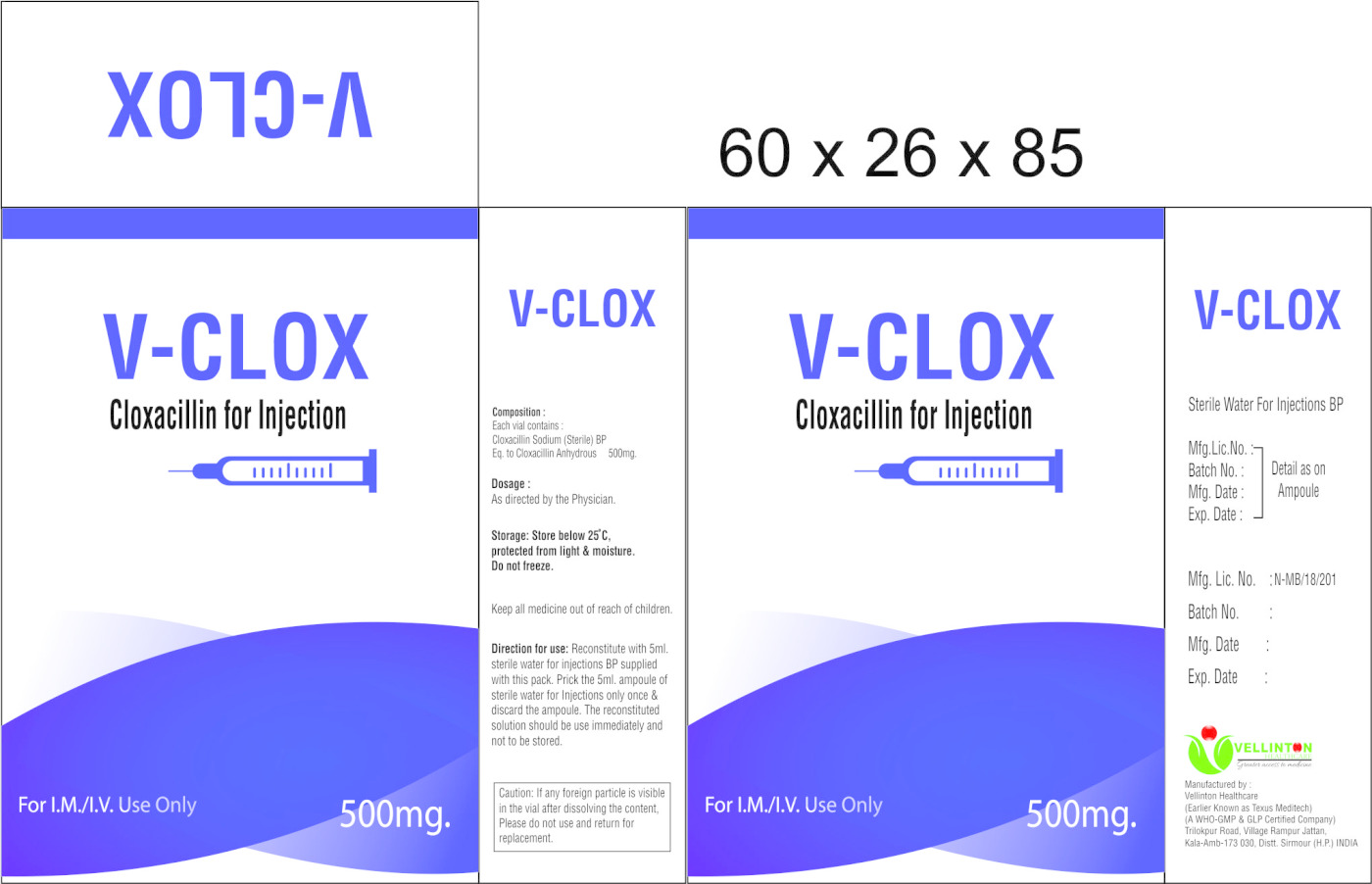 Cloxacillin-500 mg