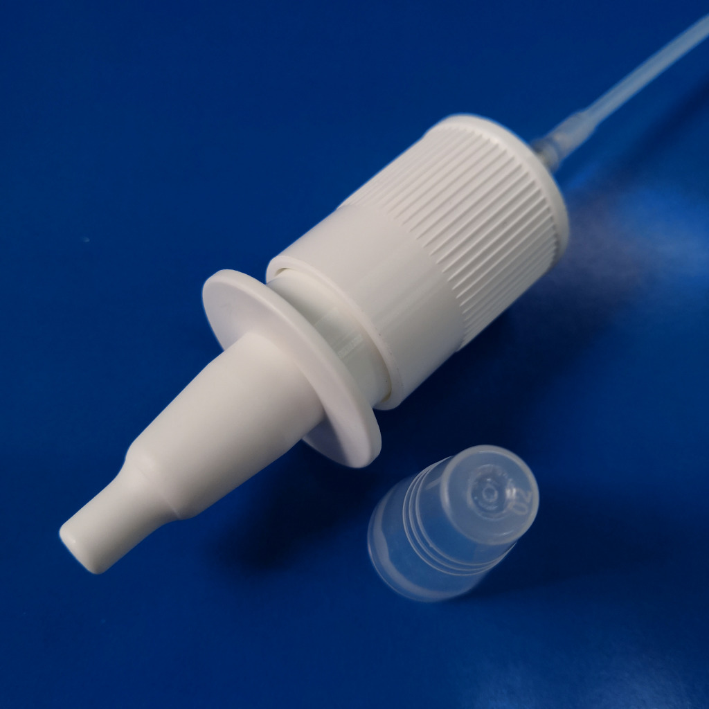 Round finger pad acutator nasal pump, suitable for baby and adult