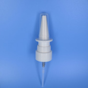 Snap on nasal pump, for glass vials, accurate dosage