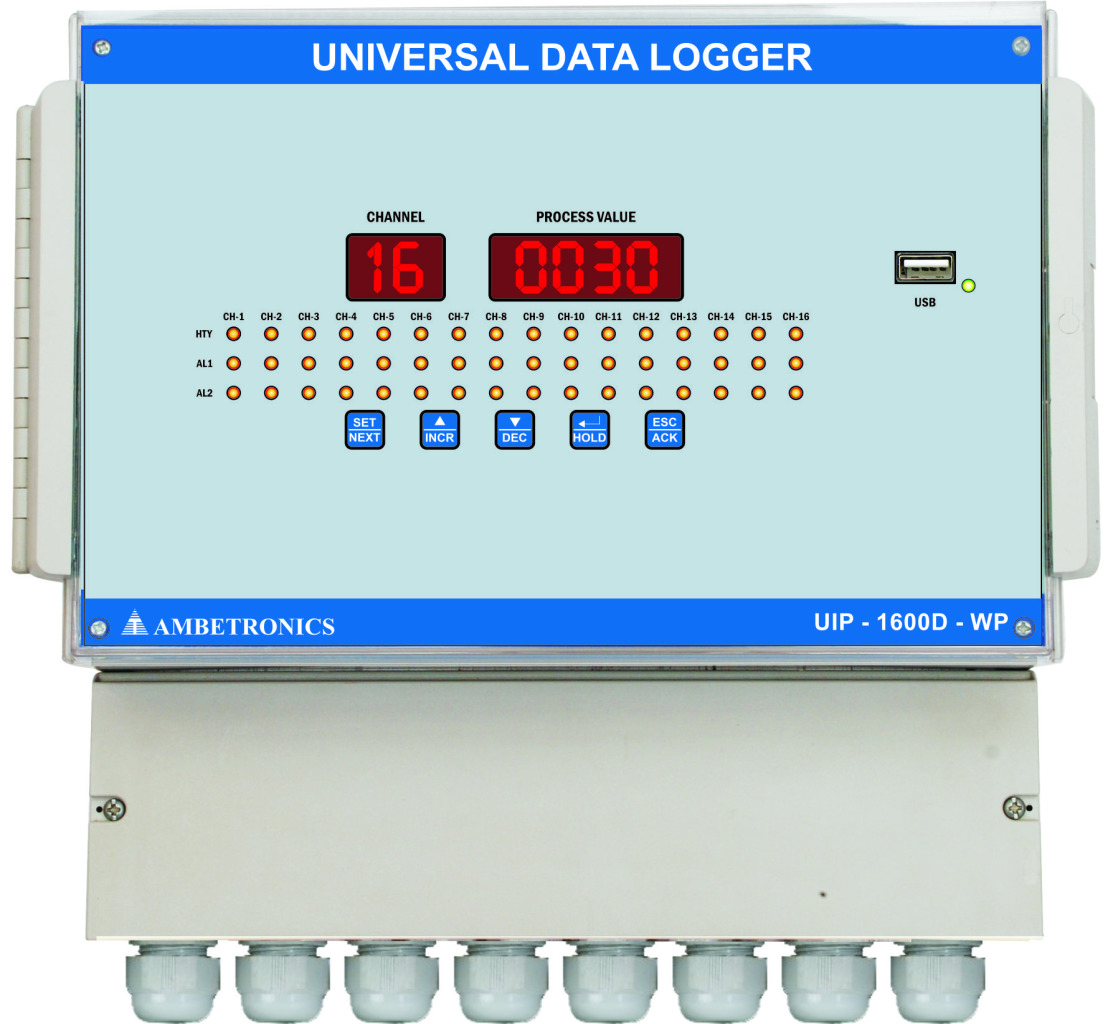 Universal Input 16 Channel Data Loggers - Scanners